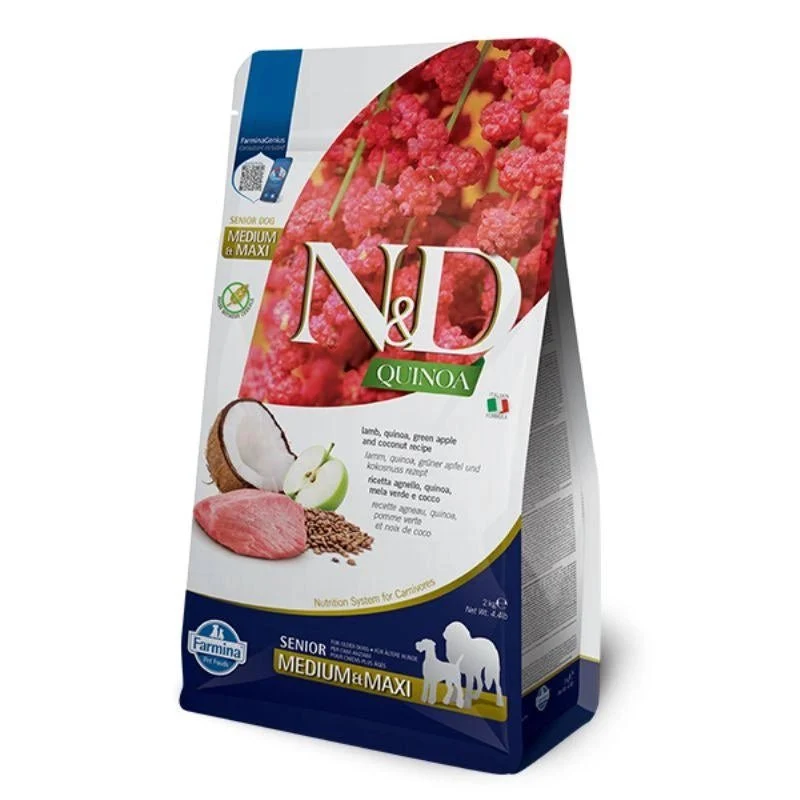 Farmina Nd Dog Quinoa Senior Cordero Mediano 2kg