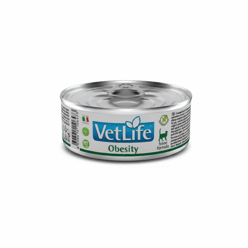 Farmina Vet Life Natural Diet Obesidad Comida Humeda 12 latas de 85g