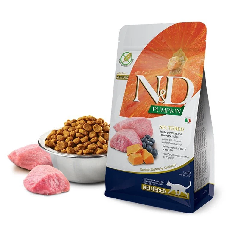 Farmina N&D Pumpkin Alimento Seco para Gatos Neutros 1,5Kg