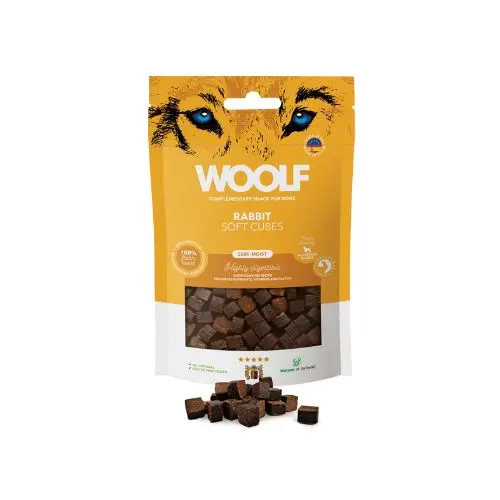 Woolf Soft Cubes Conejo 100g