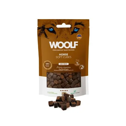 Woolf Soft Cubes Caballo 100g
