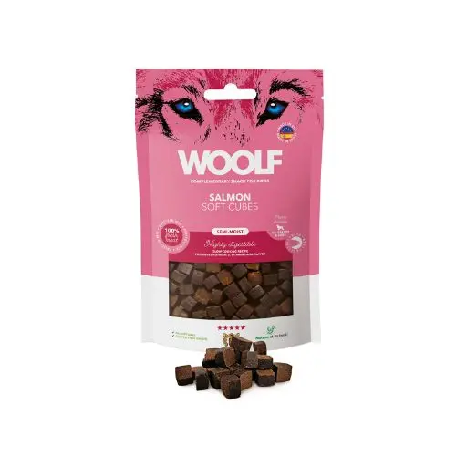 Woolf Soft Cubes Salmón 100g