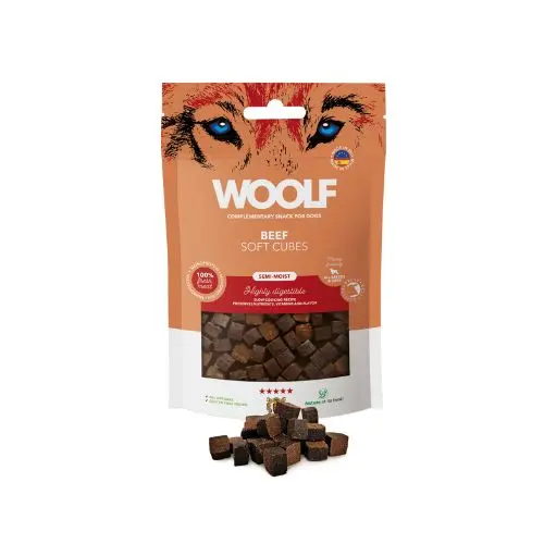 Woolf Soft Cubes Ternera 100g