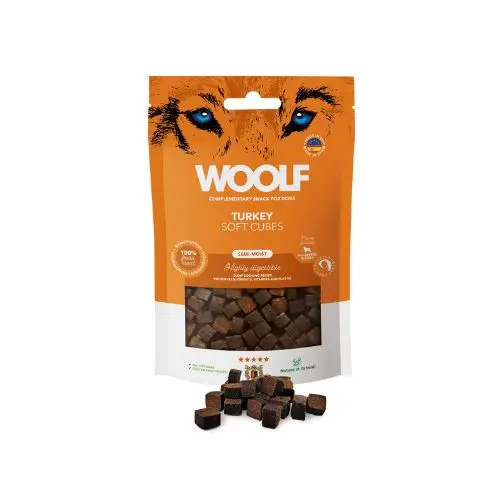 Woolf Soft Cubes Pavo 100g
