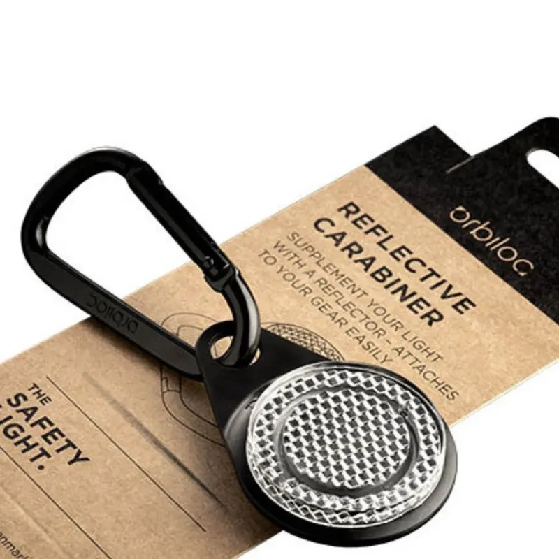 Orbiloc Reflective Carabiner - Mosquetón Reflectante