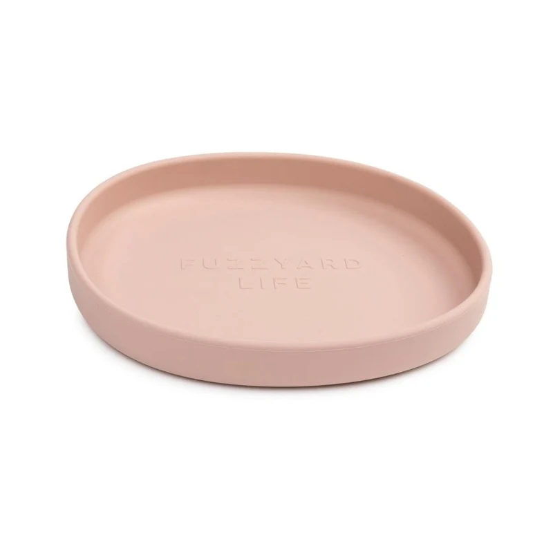 FuzzYard LIFE Cat Plato de Silicona Rosa