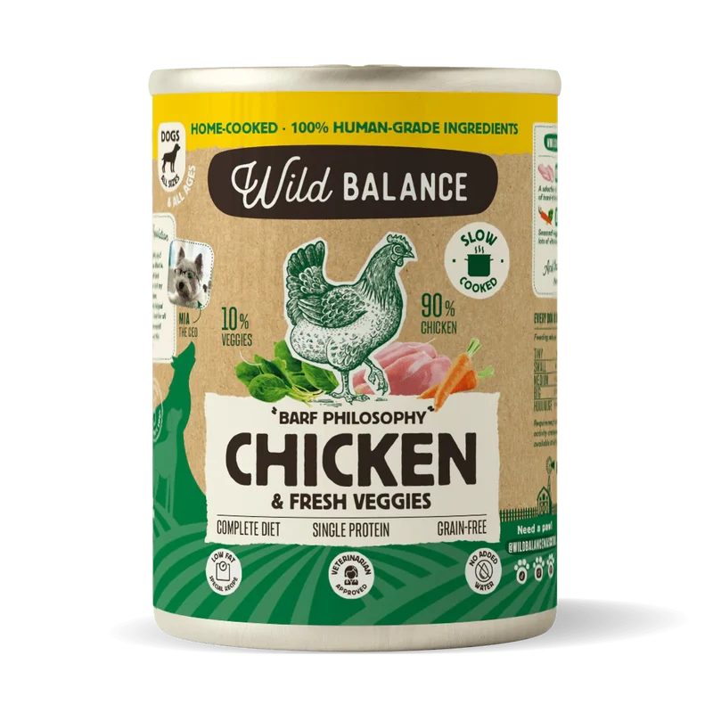 WildBalance Dog lata de Pollo