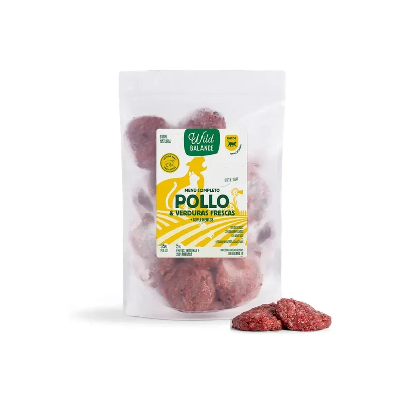 WildBalance Cat BARF - Menú de Pollo 1kg