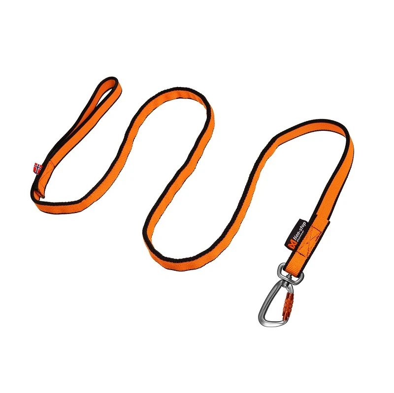 Non-stop Bungee Leash Orange/Black