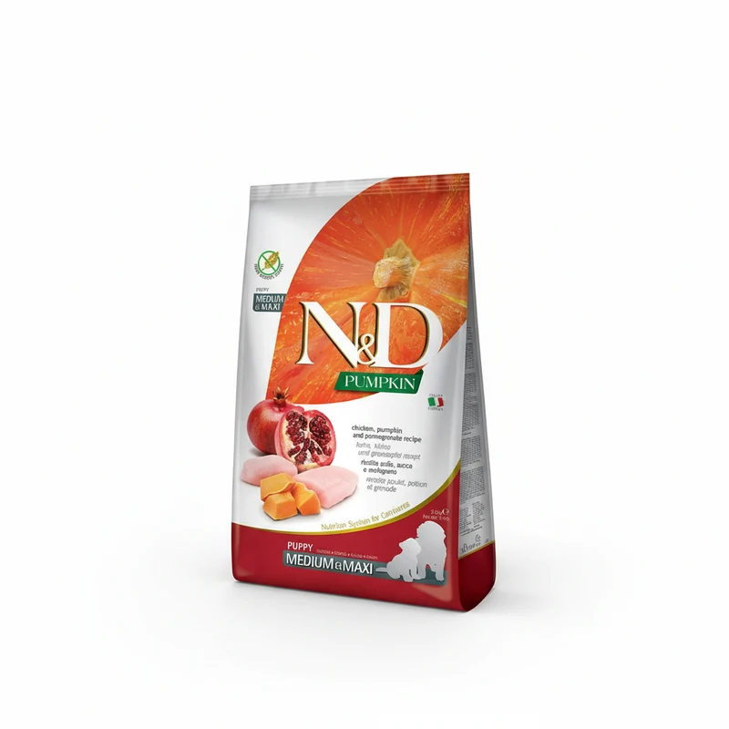 Farmina N&D Calabaza Pollo & Granada Alimento Seco para Cachorros 12kg