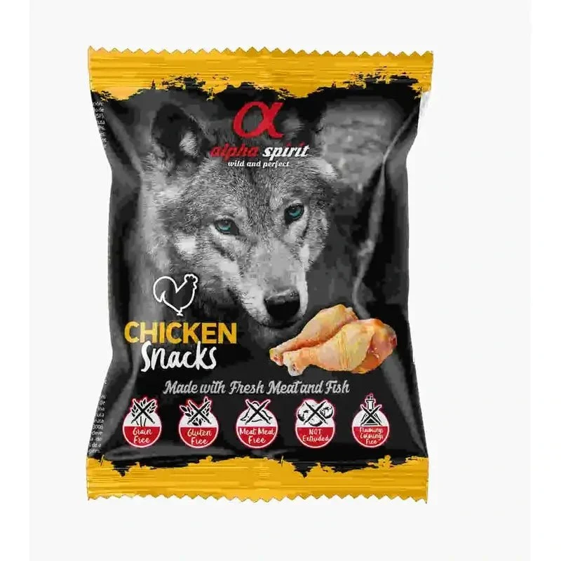 Alpha Snacks Canine Pollo Snack 24 uds
