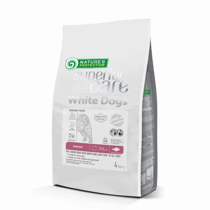 Natures Protectionrotection White Dog Junior Pienso Seco 4Kg