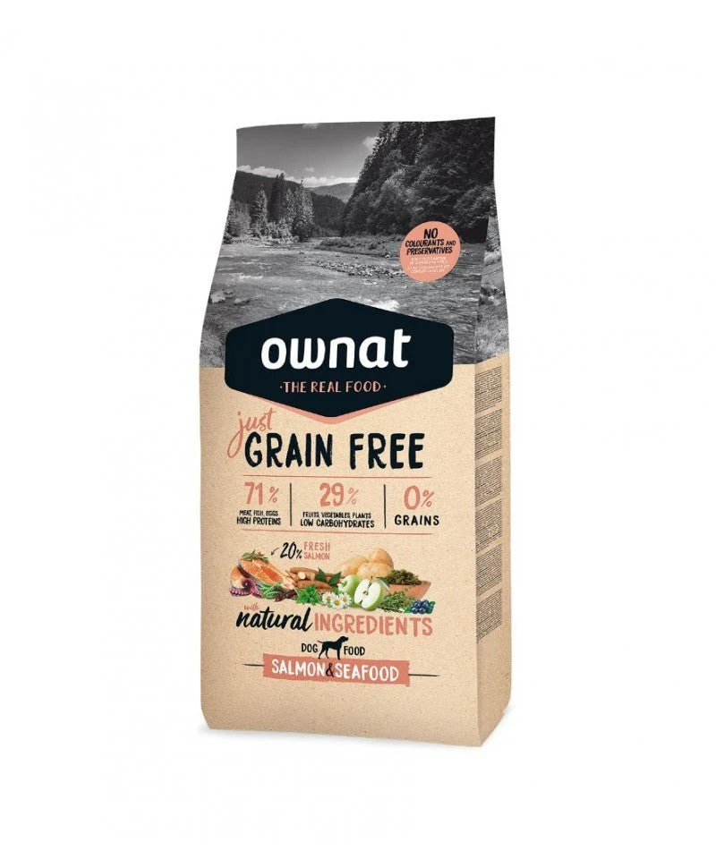Ownat Just Canine Adult Grain Free Salmón Pienso Seco 3Kg