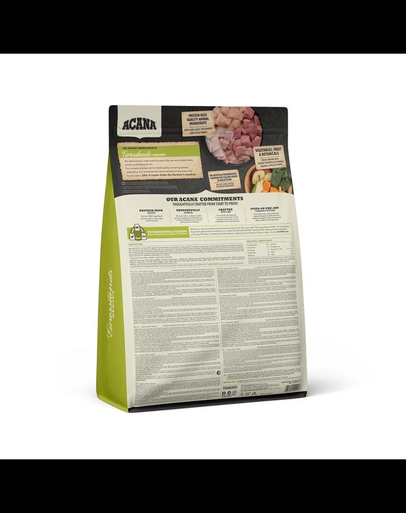 Acana Canine Adult Regionals Grasslands Prairie Alimento Seco para Perros 2Kg