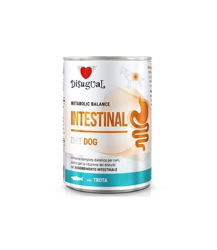 Disugual Diet Dog Intestinal Trucha Alimento Húmedo 400g