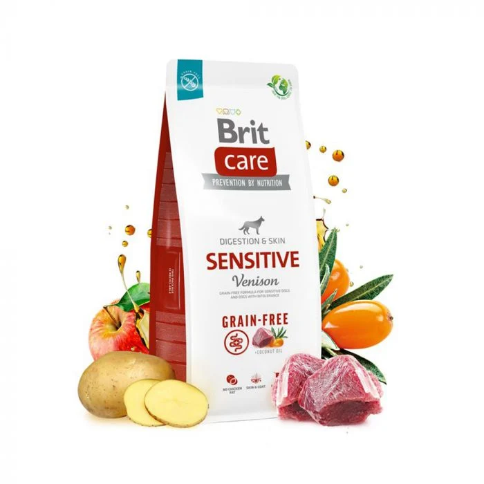 Brit Care Dog Sensitive Ciervo Alimento seco 12Kg