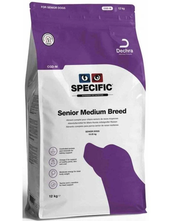 Specific CGD-M Alimento Seco para Perros Senior 12kg + 2kg