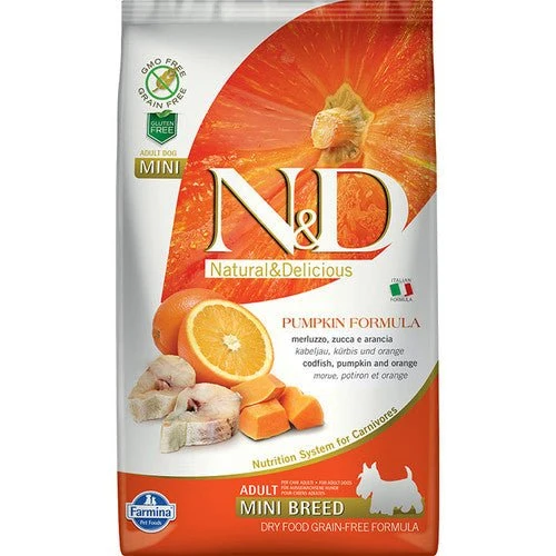 Farmina N&D Ocean Alimento Seco para Perros con Bacalao, Calabaza y Naranja 7kg