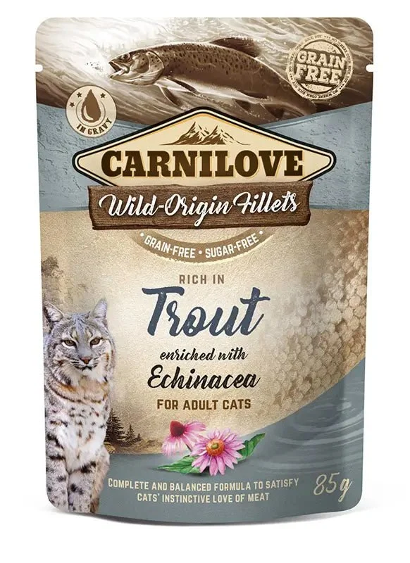 Carnilove Trucha Comida Húmeda para Gatos Adultos 85g