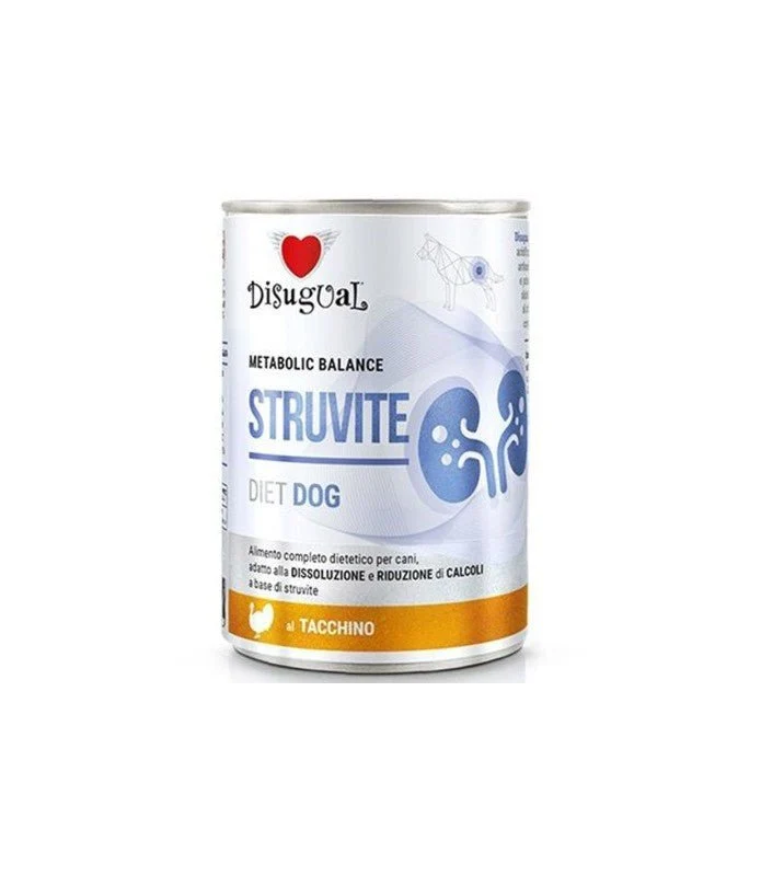 Disugual Diet Dog Struvite Pavo Alimento Húmedo 6x400g