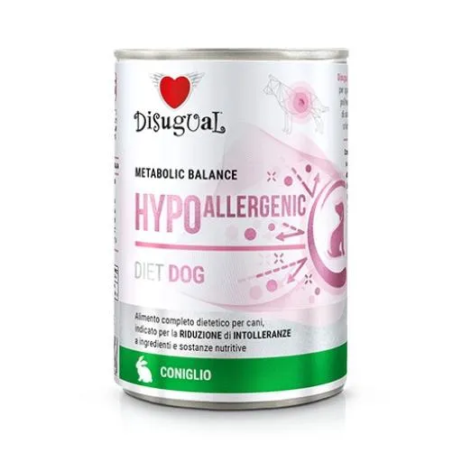 Disugual Diet Conejo Hipoalergénico Comida Húmeda 400g