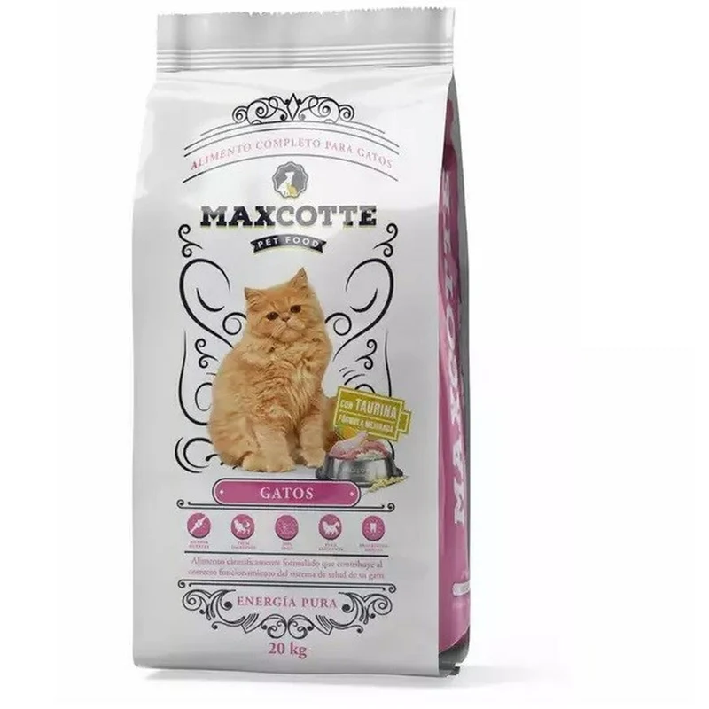 Cat food Hurtownia Karm MAXCOTTE Gatos Meat 20 kg Adults