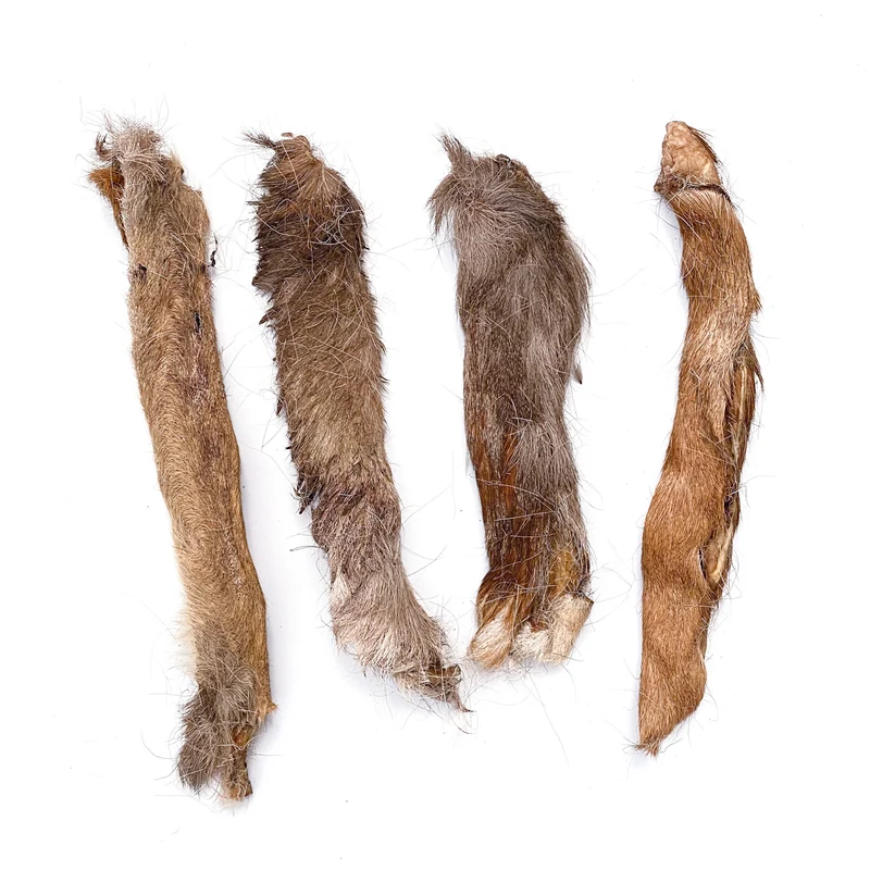 Piel de ciervo con pelo (10 - 15cm) 100g