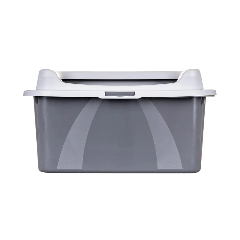 Cat Litter Box Diamentiq Bonita Grey Plastic