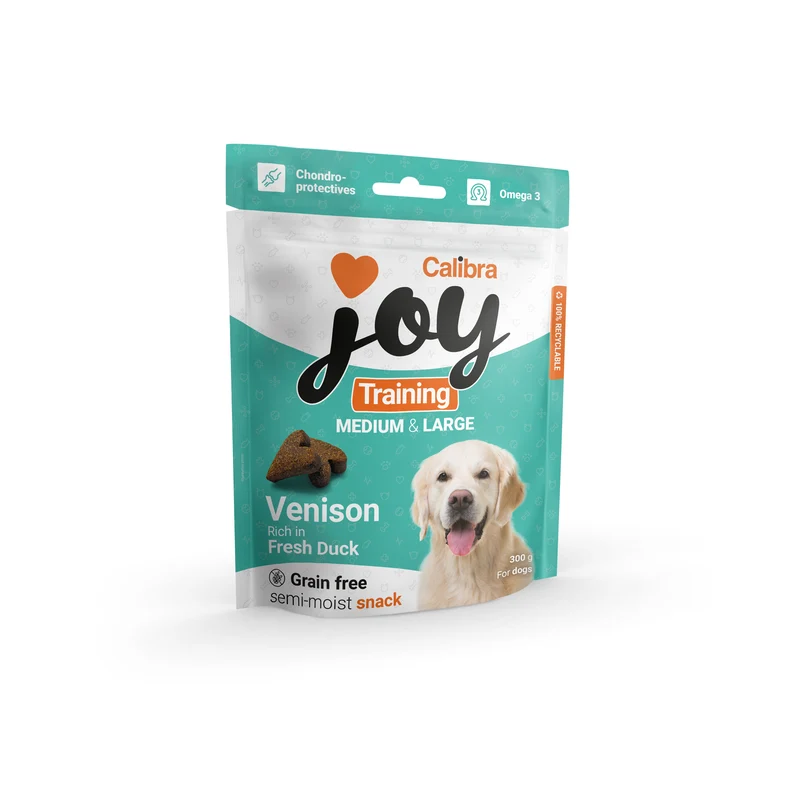Calibra Joy Dog Training Venado&Áncas Pamlsky Medianos 300g