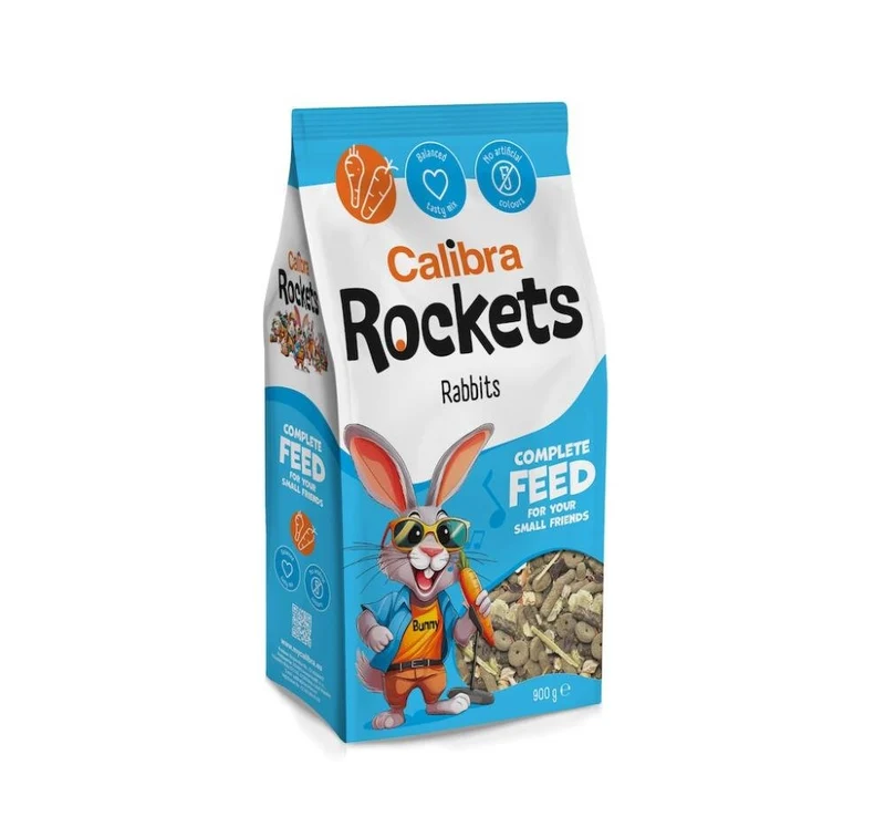 Calibra Rockets Conejos Alimento Completo 900g