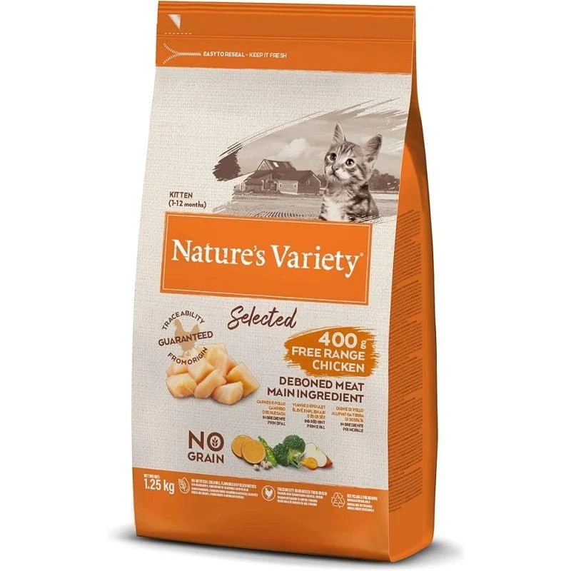 Nature's Variety Pienso Kitten No Grain Pollo 1,25kg