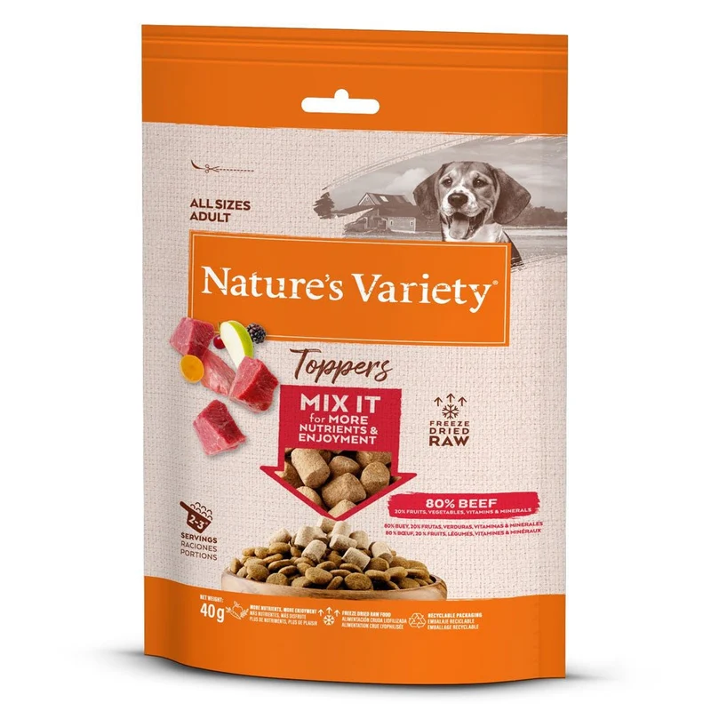 Affinity Nature’s Variety Toppers Ternera Snack 7X400g
