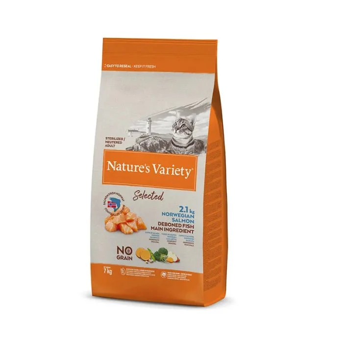 Nature's Variety Cat No Grain Salmón 7kg