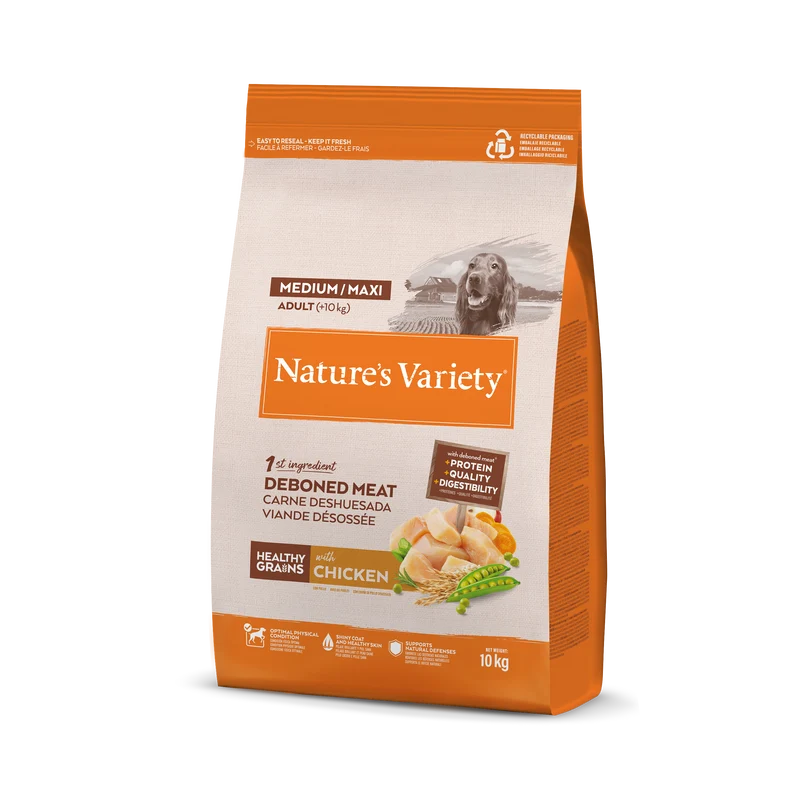 Nature's Variety Hg Adult Med/Max Pollo Croquetas 10kg