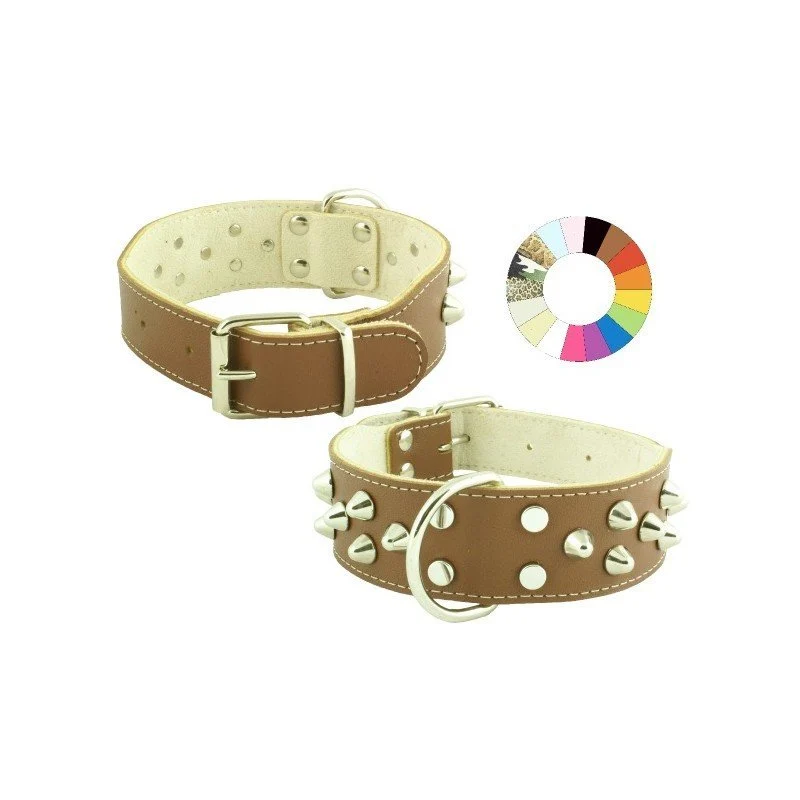 Youpet Collar Bull-Dog Co3F Blanco 45-54 L600 A40 1un