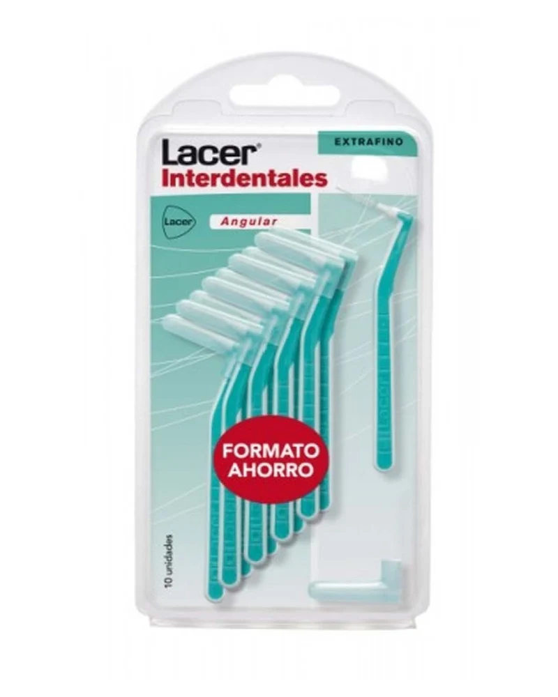 LACER Interdental Angular Extrafino 10 Unidades