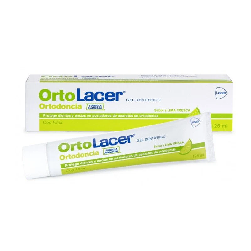 ORTOLACER Pasta de Dientes Sabor Lima 125ml