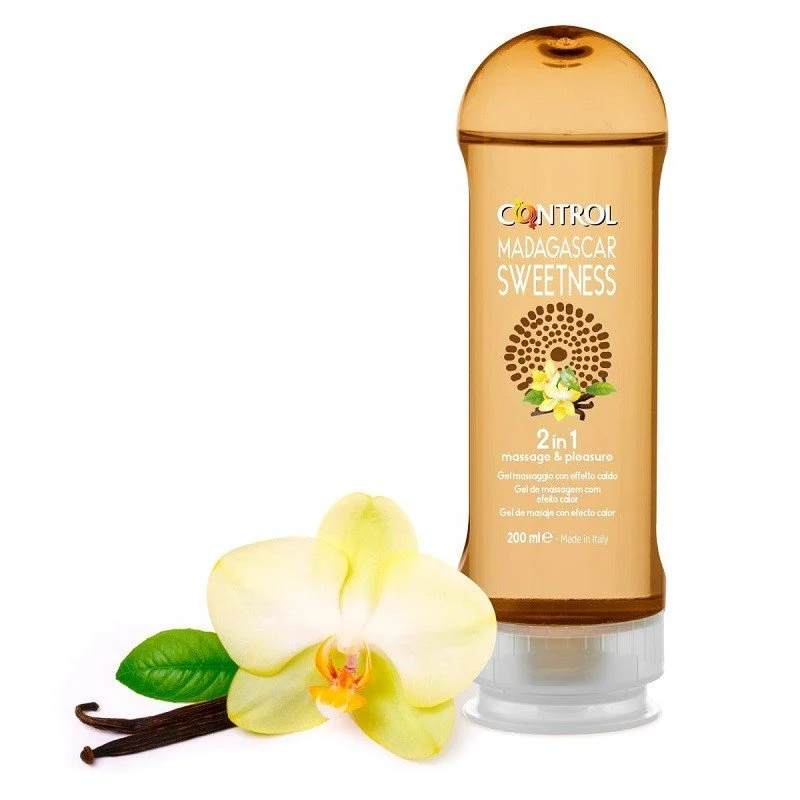 CONTROL Madagascar Sweetness Vainilla Gel de Masaje 2 en 1 (200ml)