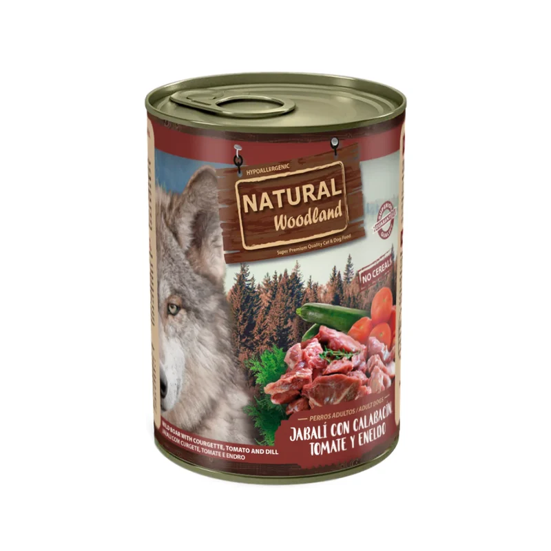 Natural Woodland - Jabalí con calabacín, tomate y eneldo