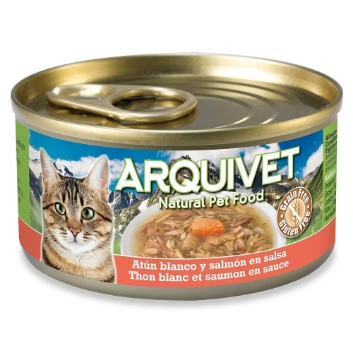 Arquivet Gato - Atún blanco y salmón en salsa