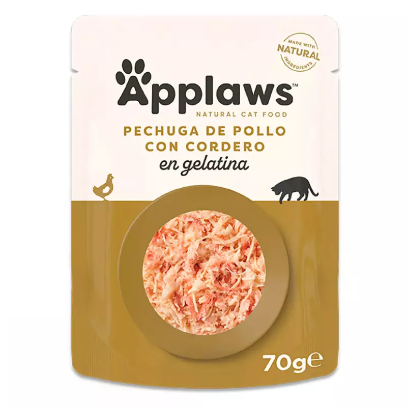 Applaws gato - Pollo y Cordero en gelatina