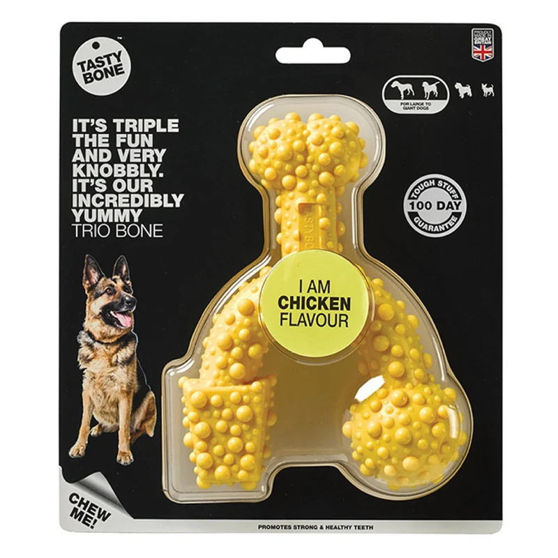 Mordedor Tasty Bone Trío Pollo L