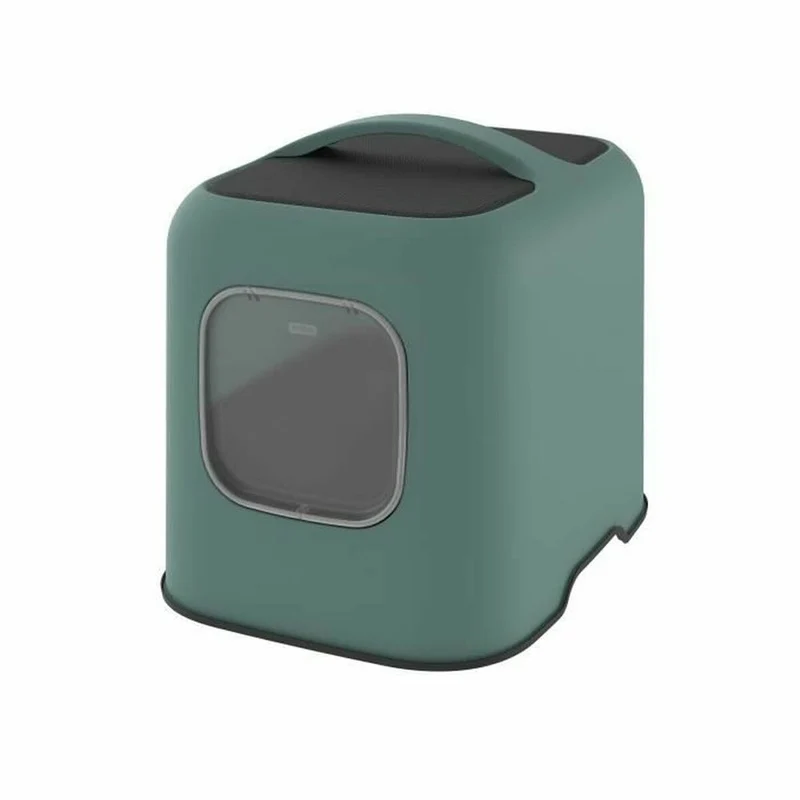 Cat Litter Box Rotho Biala Green Plastic