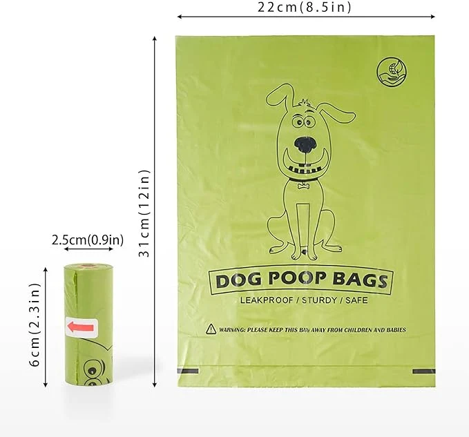 Rollo de 15 bolsas higiénicas bio