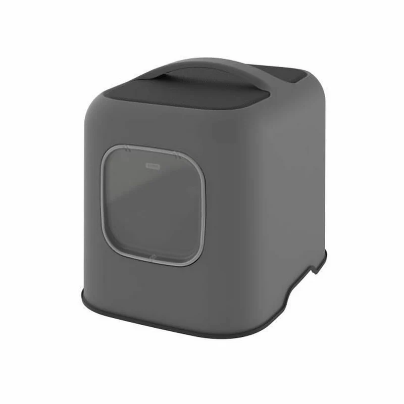 Cat Litter Box Rotho Anthracite Plastic