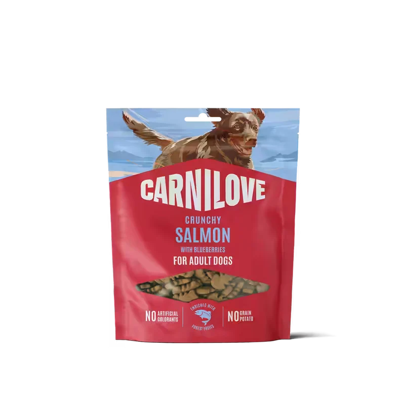 Carnilove Snacks Crunchy - Salmón con arándanos