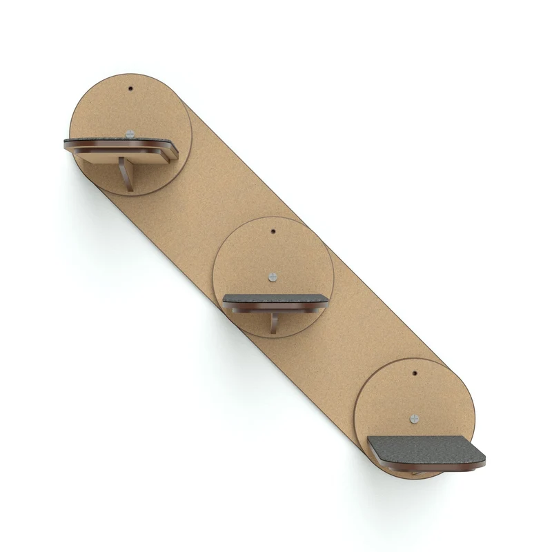 Escalera de Muro para Gatos — Accesorio Gimnasio de Pared Madera MDF