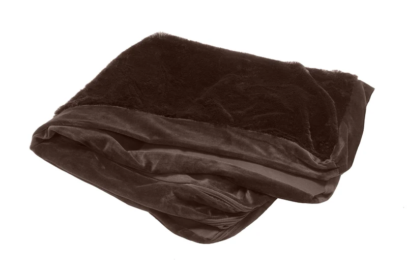 Deluxe Chaise Lounge Dog Bed - Faux Fur & Velvet - Cover