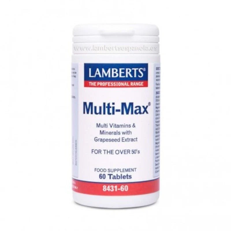 Lamberts Multi-Max (Vitaminas + Minerales + Aminoácidos) 60 Comprimidos