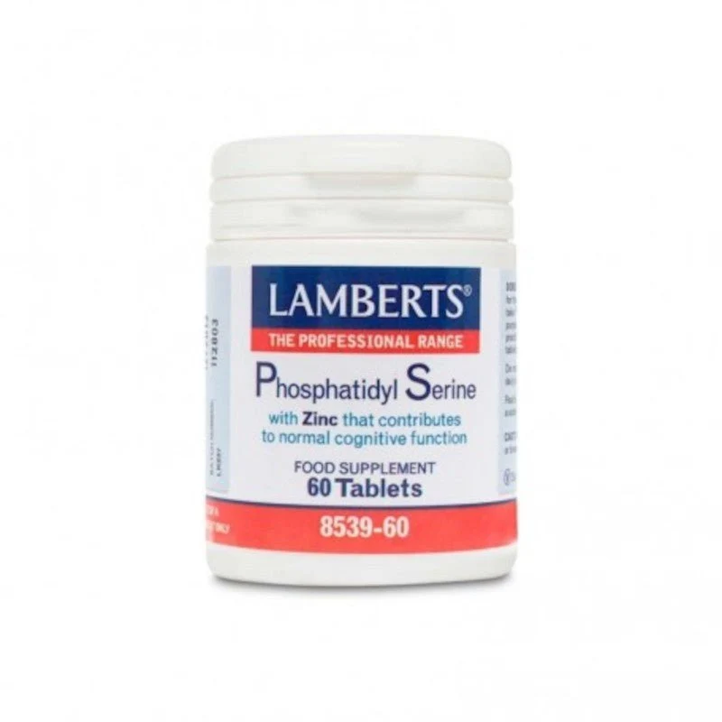 Lamberts Fosfatidil Serina 100 mg Zinc 60 Comprimidos